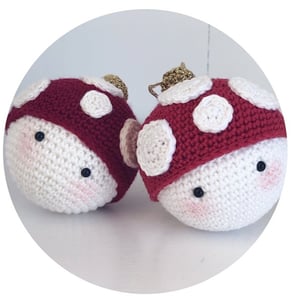 Svamp Julekugle – produktbillede