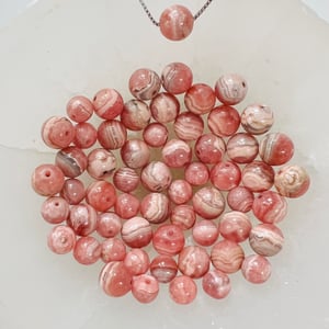 Rhodochrosit- vedhæng – produktbillede