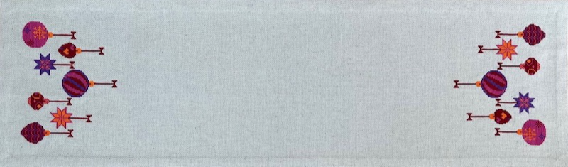 Juleløber - Rød 2030-2 Str. 30 x 100 cm. (7)