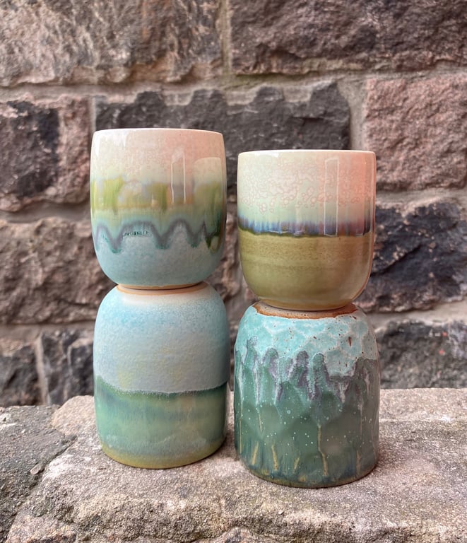 Hånddrejet kop billede 5