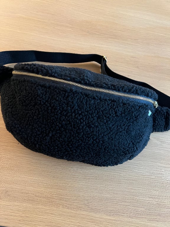 Big bum bag i sort billede 3
