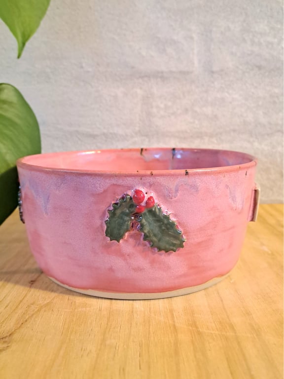 Julehyggeskålen er 17 cm i diameter og 7,5 cm høj billede 2