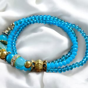 Blåt Armbånd – produktbillede
