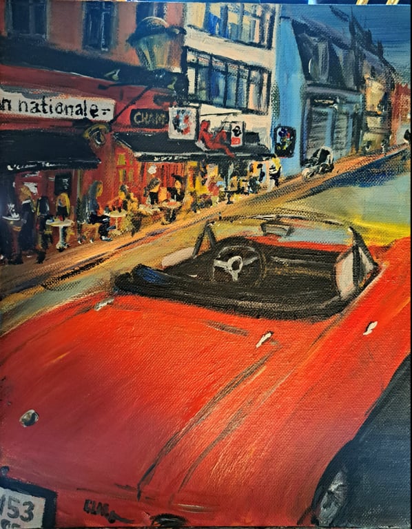 Maleri fra Pisserenden, 21×30 