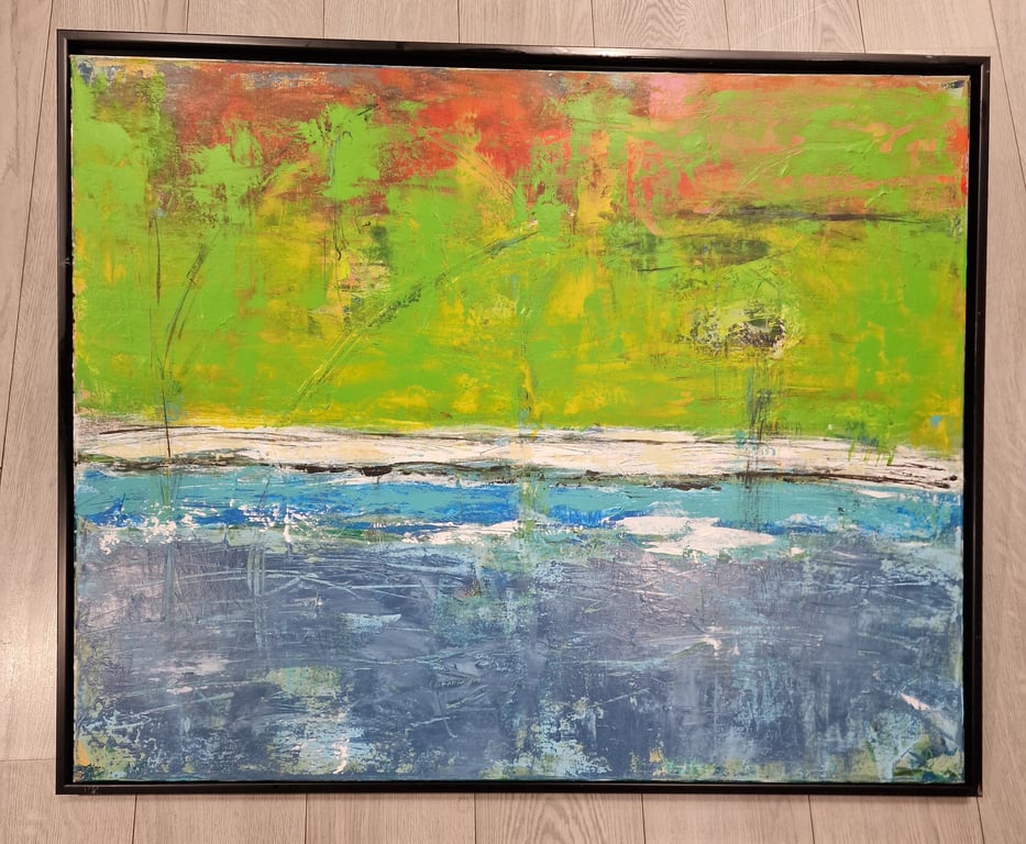 #1312  80 x 100 cm med ramme  SOLD
