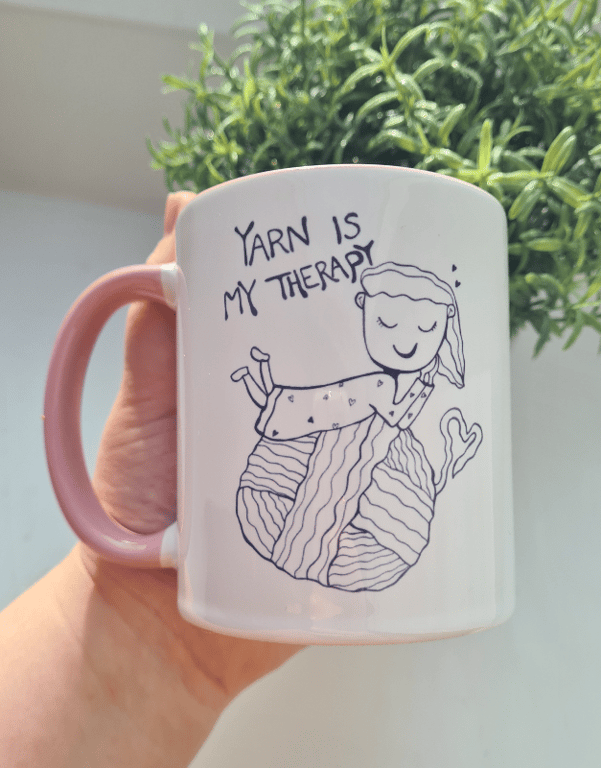 Krus: yarn is my therapy Rosa