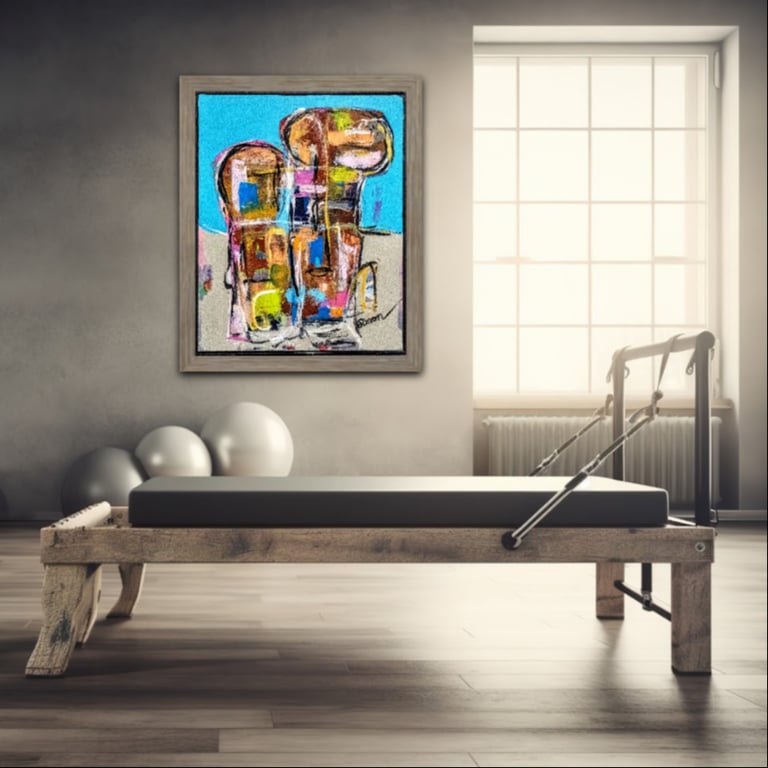 #1111 Maleri 80X 100cm  SOLD billede 4