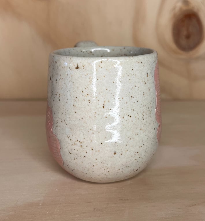 Kop med sommerblomst lyserød billede 3