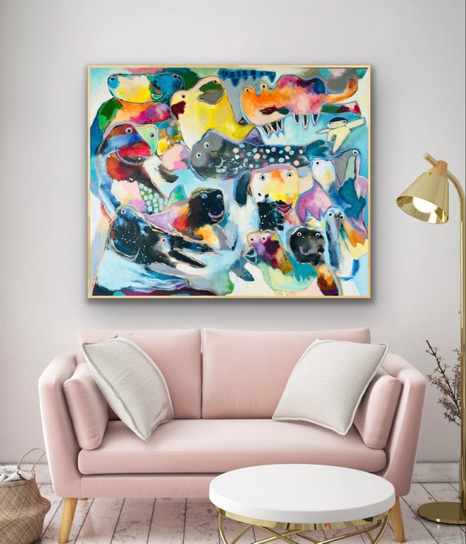 100cm x 120cm billede 4