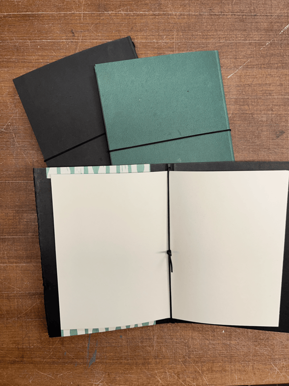 Notesbog med kunsttryk, Opskrifter, sort billede 2