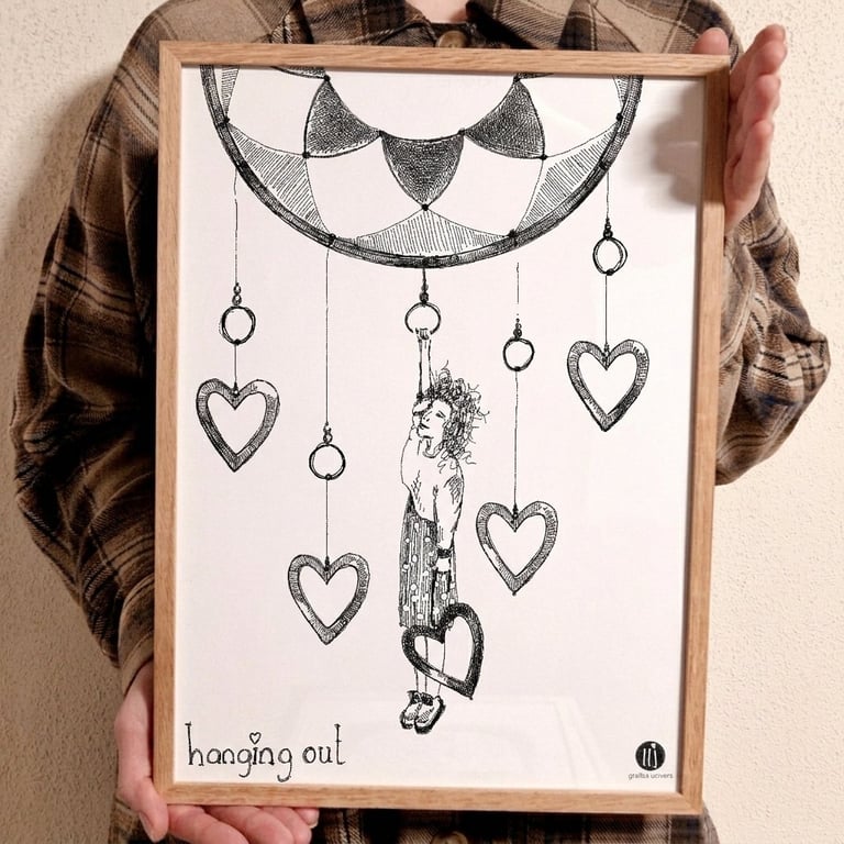 Hanging out - plakat billede 3