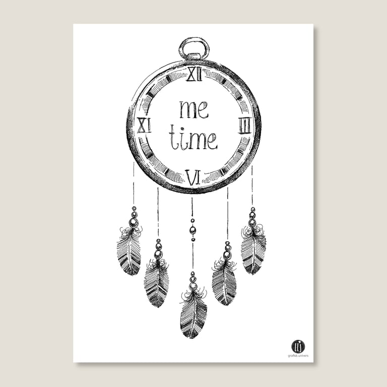 Me time -kort