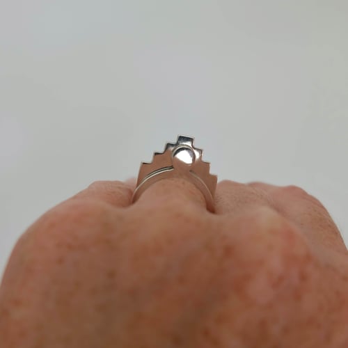 Dot ring sølv (3)