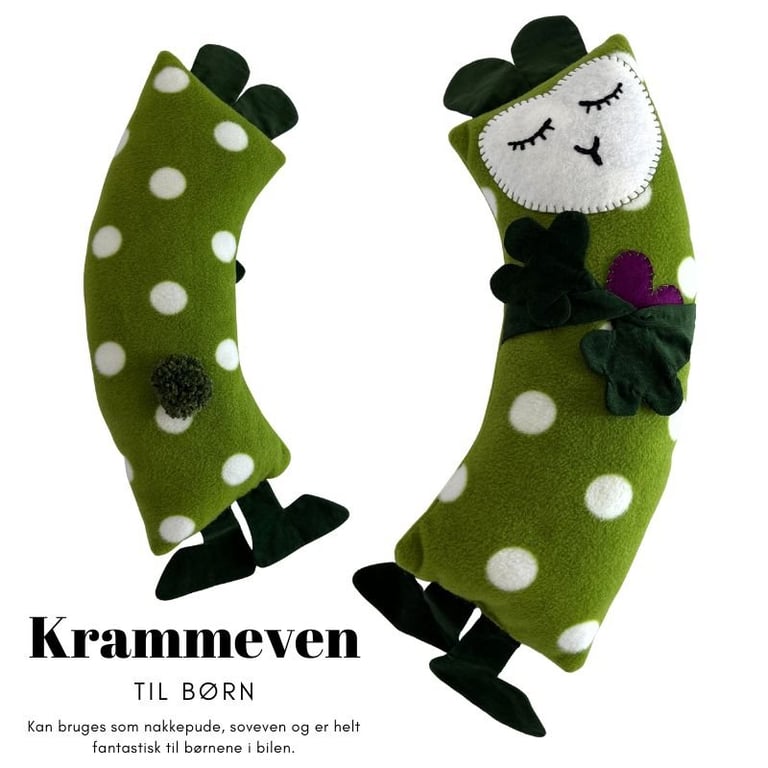 Krammeven Grøn m/prikker