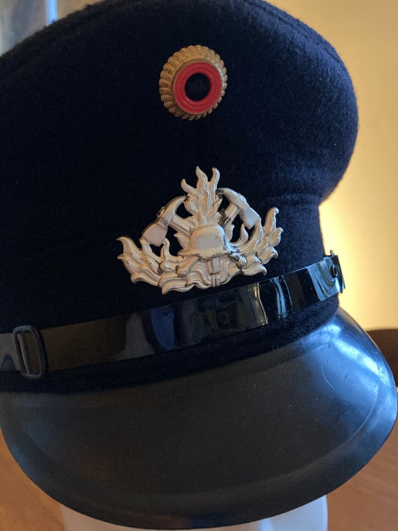 Uniforms kasket - Tysk Brandmand (3)