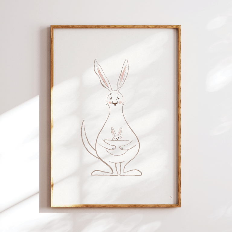 Kænguromor – plakat billede 3