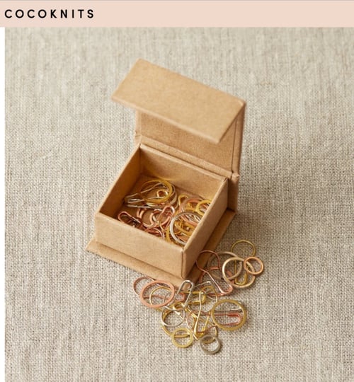 Tilbehør: CocoKnits - Precious Metal Stitch Marker i Ædel Metal (3)