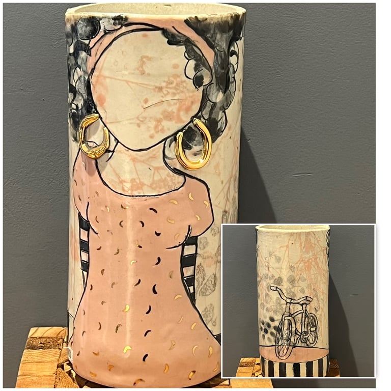 Dejlige Damer vase