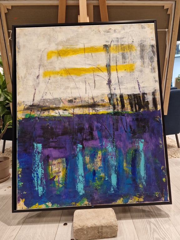 #1318  80 x 100 cm med ramme  SOLD