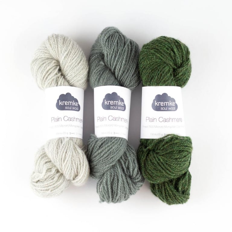 Garn: Plain Kashmir - Kremke Soul Wool billede 4