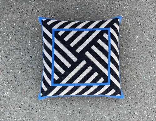 Cirkus Striber koksgrå 2032-2 Str. 39 x 39 cm. (5)