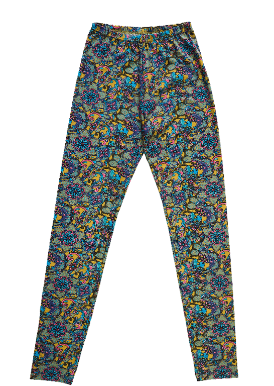 Leggings i bomuld/elastane