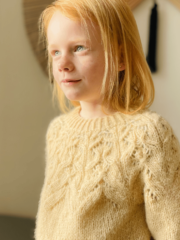 Shiroi Sweater Kids - Strikkeopskrift (dansk PDF) billede 10