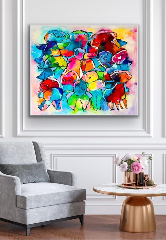 90cm x 120cm billede 3