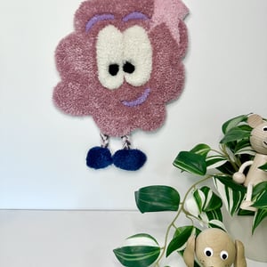 Tuftet vægophæng i 100% uld – Håndlavet til børneværelset  – produktbillede