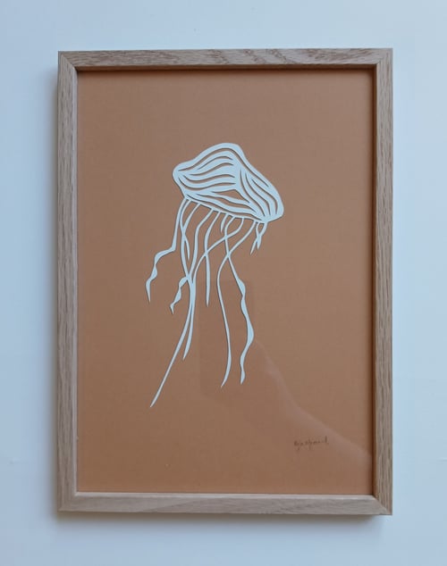 A4, gople nr 83, abrikos, indrammet