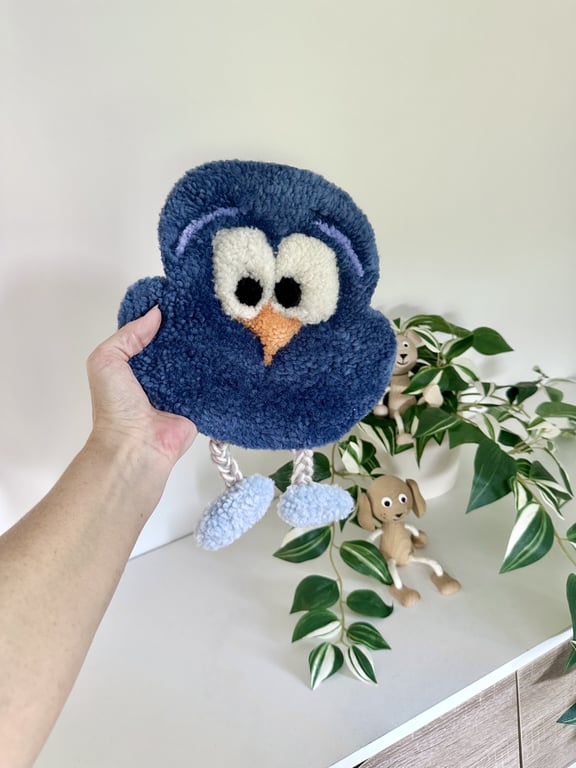 Tuftet vægophæng i uld – Håndlavet til børneværelset 