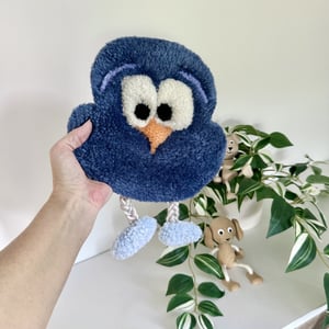 Tuftet vægophæng i uld – Håndlavet til børneværelset  – produktbillede