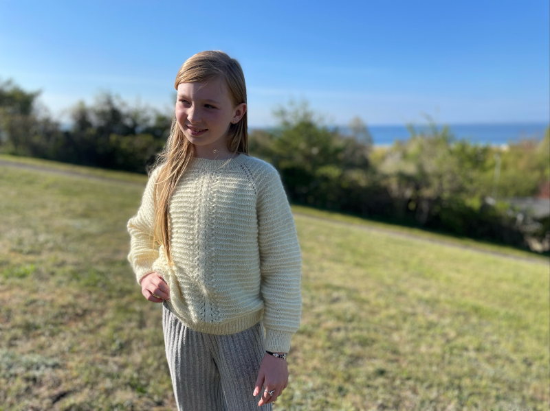 Stripe Sweater Junior strikkeopskrift billede 2