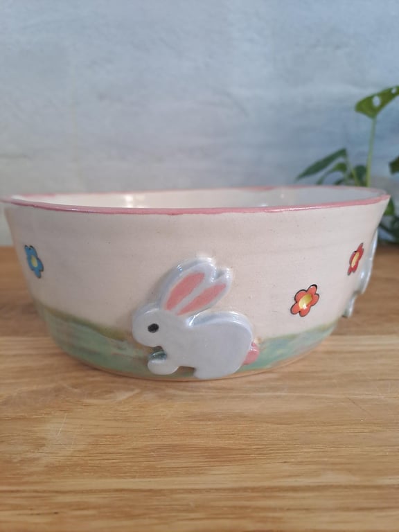 Påskeskålen er 7 cm høj og 18 cm bred. billede 4