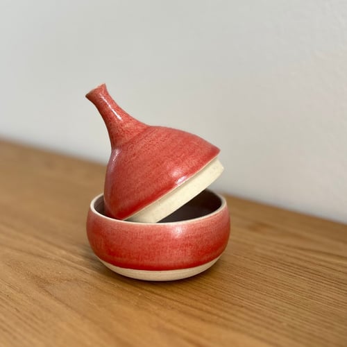 Varm rød krukke (3)