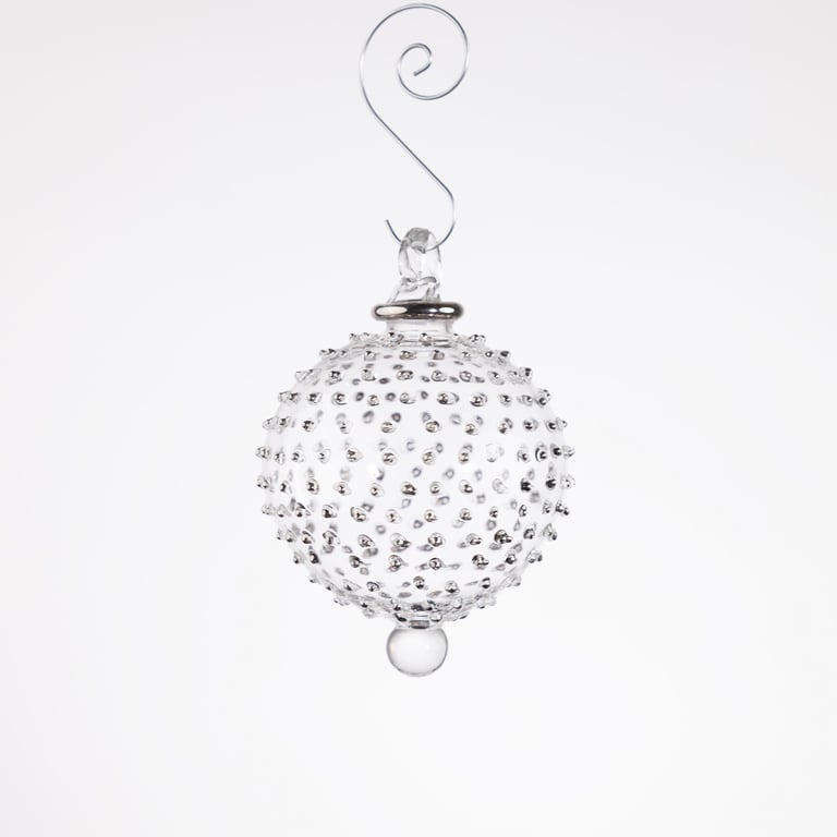 JULEKUGLE DESIGN 1006 KRYSTAL MED GULD ELLER HVIDGULD billede 2