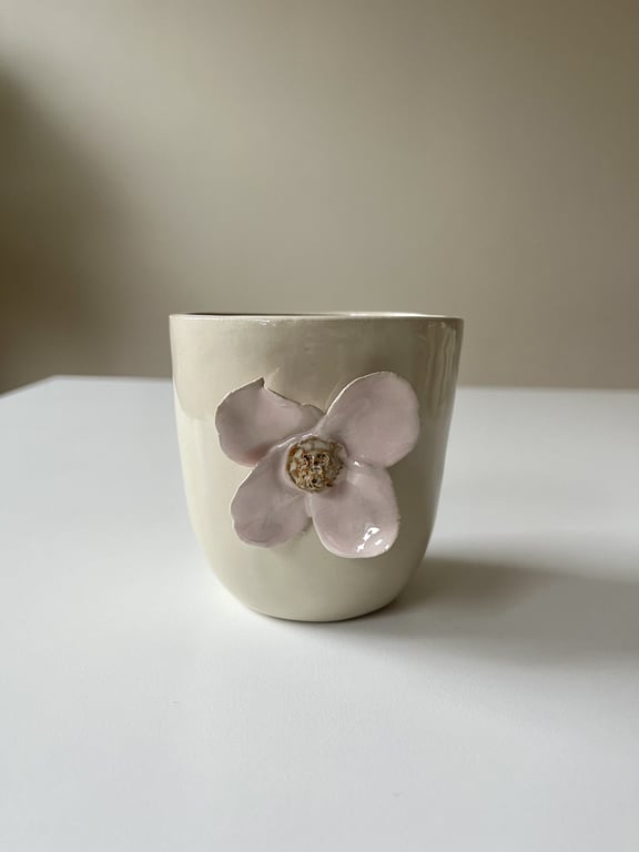 Lyserød blomsterkop No.1