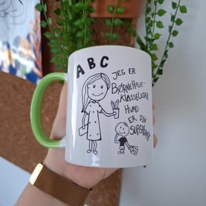 Krus: Jeg er børnehaveklasseleder, hvad er din superkraft Grøn – produktbillede