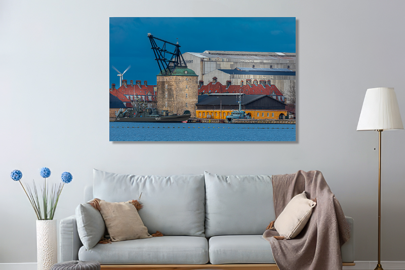 Mastekranen på Nyholm i Københavns havn billede 2