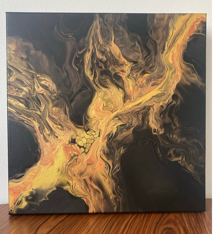 Golden lava billede 2