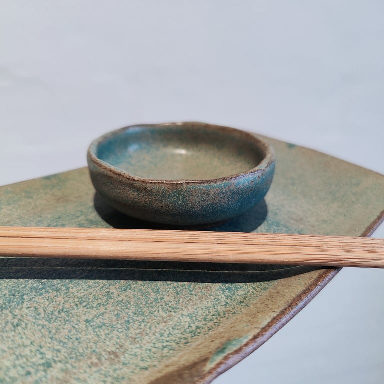 SUSHI TALLERKEN MAT BLÅ billede 2