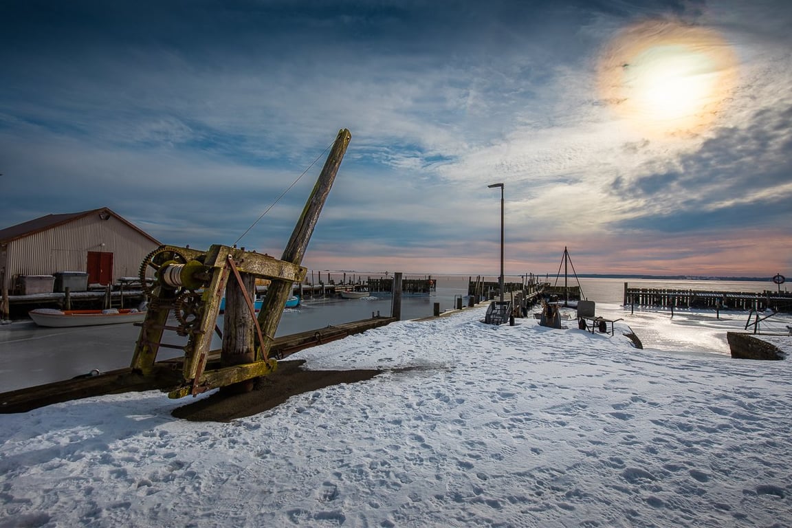 Rustik Vinter – Stavreby havn