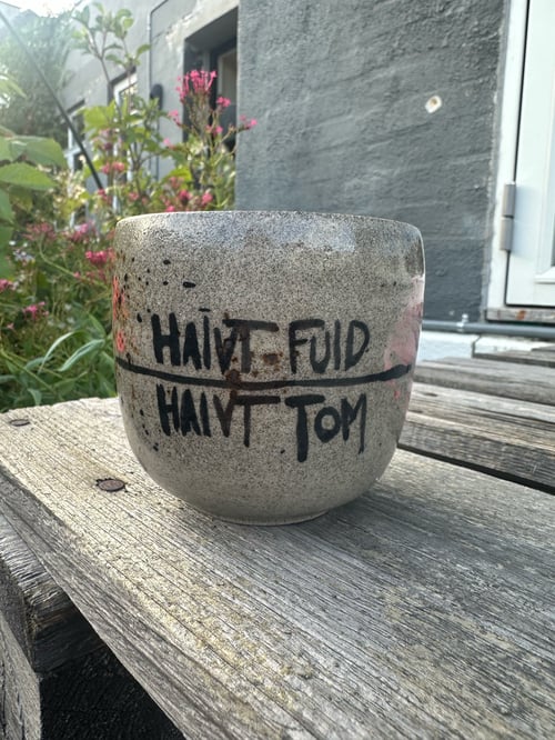Art Kop . Halvt fuld/Tom (UNIKA) (1)