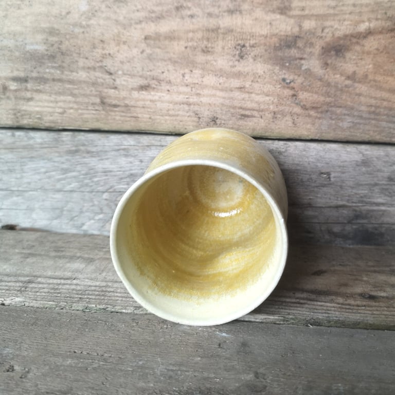 Tryk kop i gul glasur billede 2