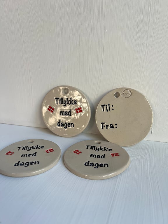 Genanvendeligt til og fra kort i keramik billede 3