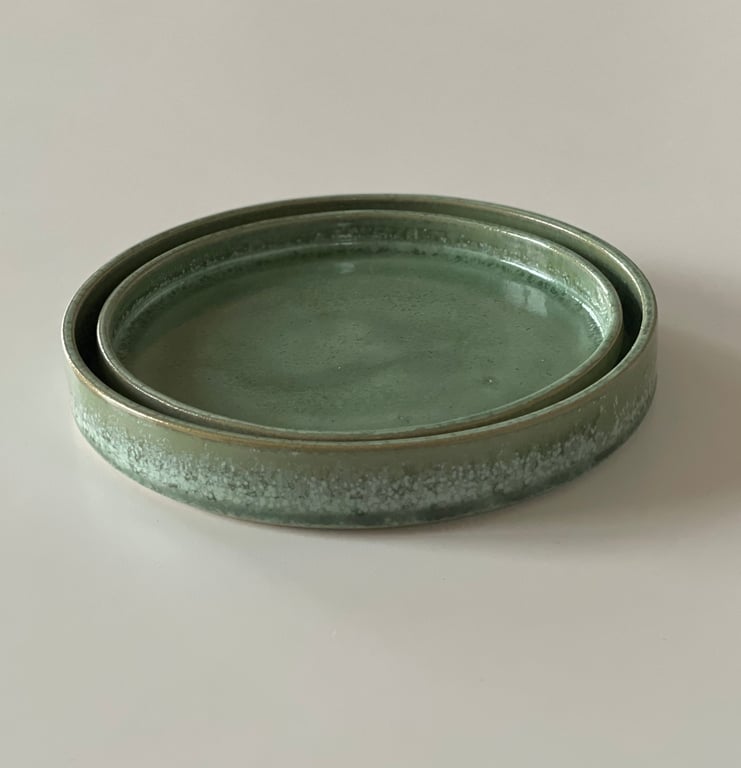Fad, kobbergrøn - ø 20,5 cm billede 2