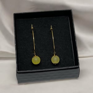 Gule Øreringe – produktbillede