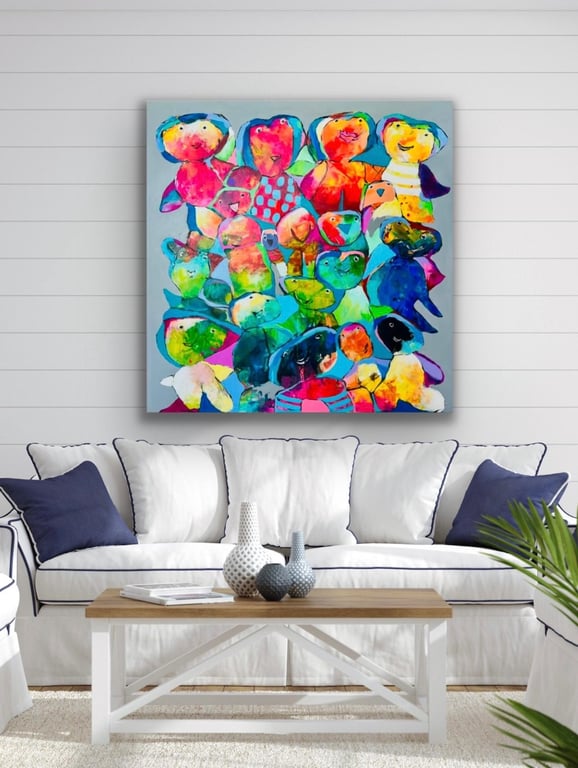 120cm x 120cm billede 3