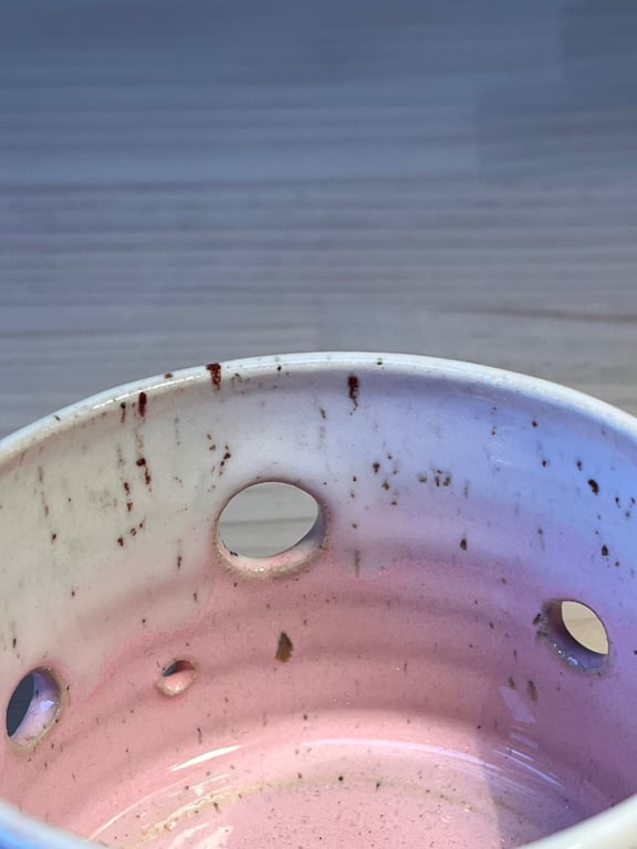 Fyrfadsstage med blomster. D: 8 H: 5,5 cm billede 4