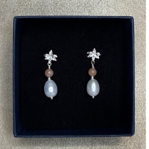 Alba - Øreringe (Sterling Sølv) – produktbillede